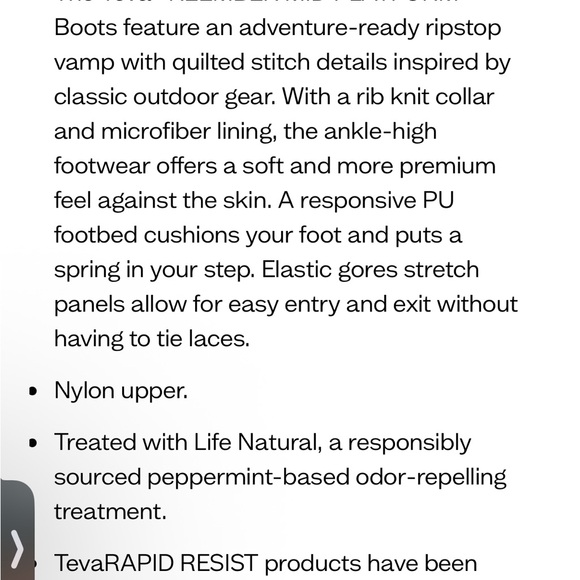 Teva Green Mid Platform Boots - Picture 6 of 7